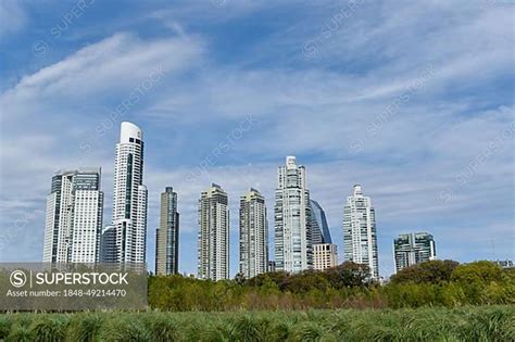 Skyline Of Puerto Madero With Alvear Tower The Tallest Building In