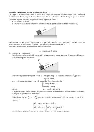 Statica Corpo Rigido Esercizi Di Fisica Statica Del Corpo Rigido