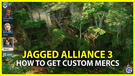 Jagged Alliance Custom Merc Mercenary How To Create