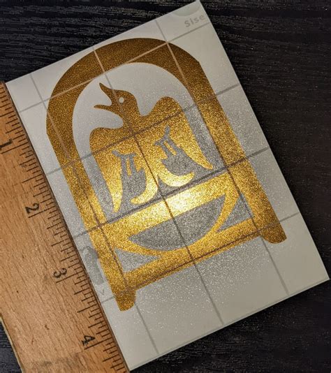 Golden Guard Sigil Vinyl Decal Toh Etsy