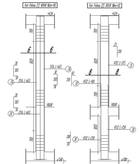 Typical Column Construction And Reinforcement Details Dwg File Cadbull