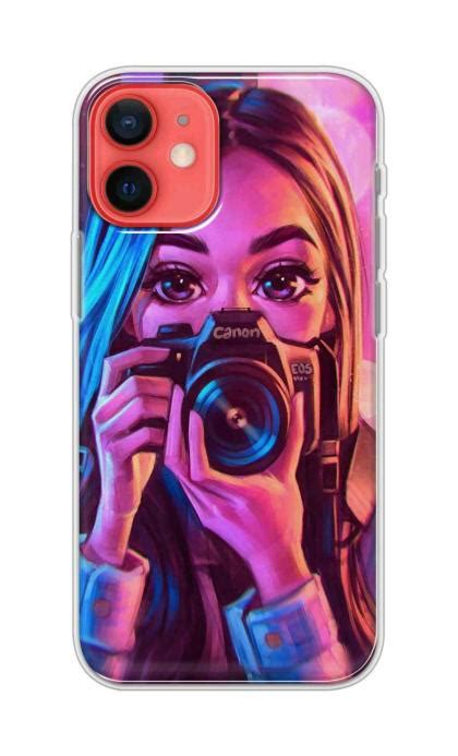 Oyestuff Pink Girl Printed Multicolor Silicone Backcover For Iphone