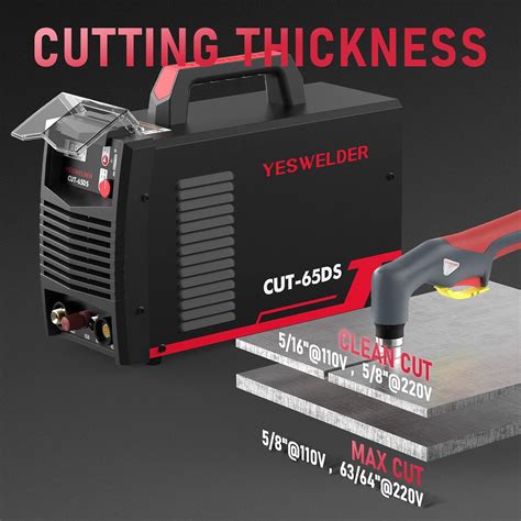 Yeswelder Plasma Cutter 65 Amp Non High Frequency Non Touch Pilot Arc Digital Dc Inverter 110