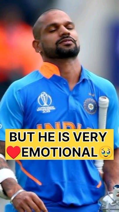 Shikhar Dhawan💔🥹 Emotional Moment Shorts Viral Trend Cricket