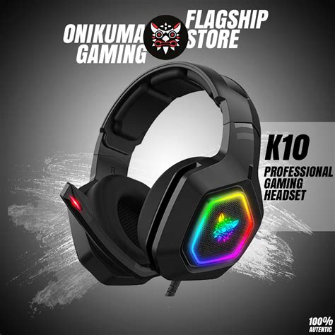 Onikuma K Professional Rgb Gaming Headphones Head Mounted D Stereo