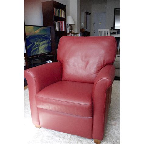 Natuzzi Italsofa Leather Club Chairrecliner Aptdeco