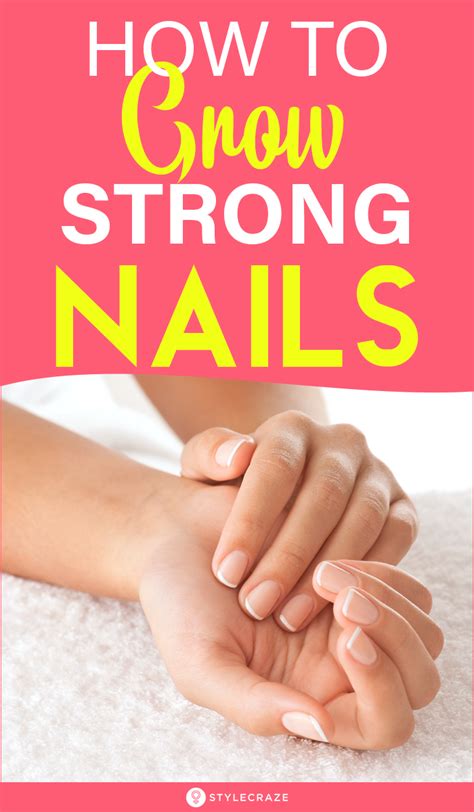 Grow Long Nails Grow Nails Faster How To Grow Nails Weak Nails