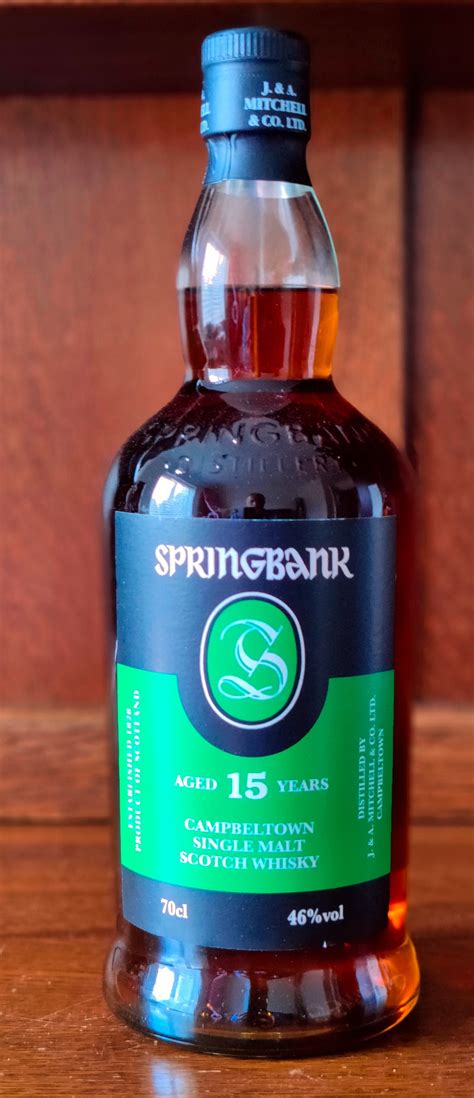 Springbank 15yr Old Single Malt Whisky 46abv 70cl