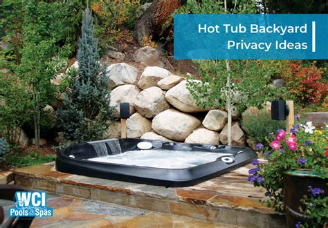 Hot Tub Backyard Privacy Ideas Wci Pools And Spas Ames Iowa