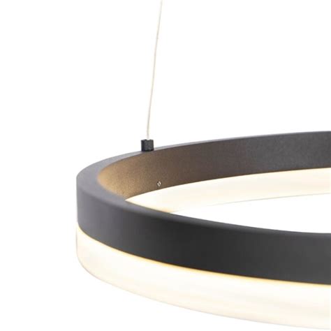 Design Hanglamp Zwart Cm Incl Led Staps Dimbaar Anello Alleslicht