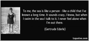 Gertrude Ederle Quotes. QuotesGram