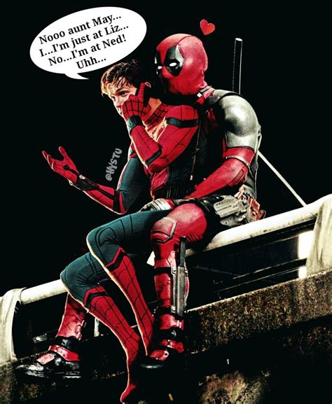 Pin By Eevee Kathleen On Geeky Things Deadpool And Spiderman