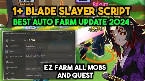 1 Blade Slayer Script Hack ULTRA GOD GUI AUTO FARM QUEST OP NO KEY