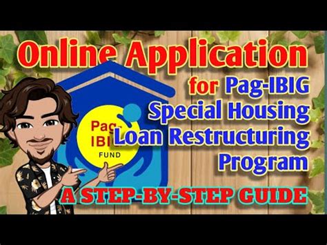 Pag Ibig Special Housing Loan Restructuring Program Step By Step