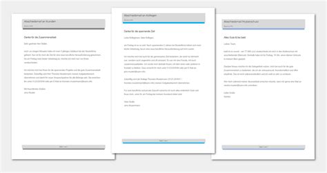Abschiedsmail Vorlagen Muster Beispiele Nerdcore
