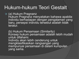 Teori Gestalt PPT