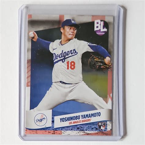 Topps Big League Baseball Yoshinobu Yamamoto Rookie Card Ebay