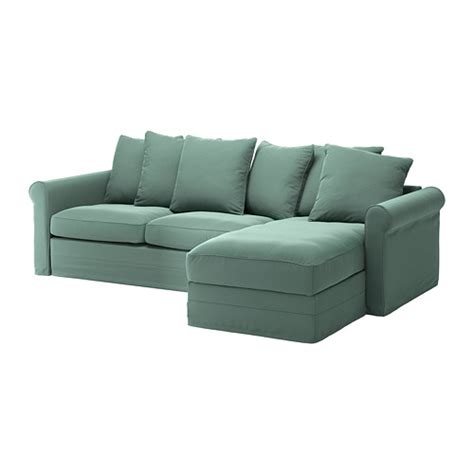 GrÖnlid 3 Seat Sofa Bed With Chaise Longue Ljungen Light Green Ikea Eesti