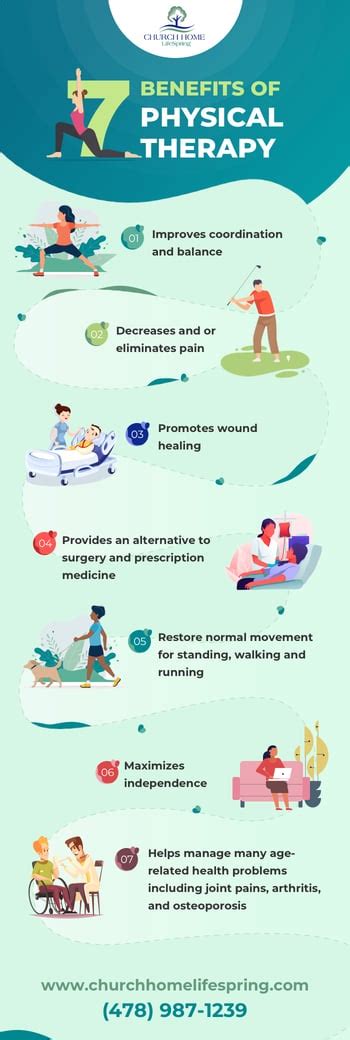 7 Benefits Of Physical Therapy Infographic