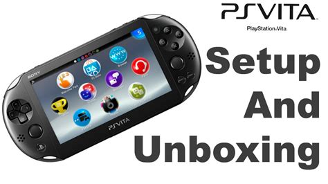 Playstation Vita Unboxing And Setup YouTube