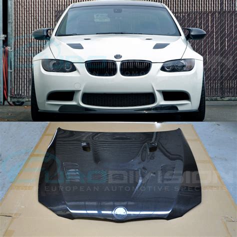 Bmw Carbon Fiber Gt Style Bonnet E90 E92 E93 M3 Fitment Hood Ebay