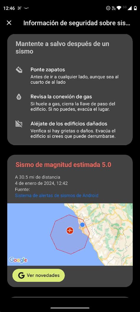 Alerta De Sismo En Android Así Funciona En Los Temblores Rpp Noticias