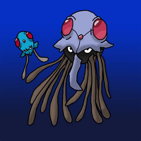 Tentacool Tentacruel By Kame Ghost On Deviantart