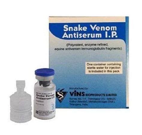 Snake Venom Antiserum Ip Injection At Rs 850 Piece Anti Snake Venom