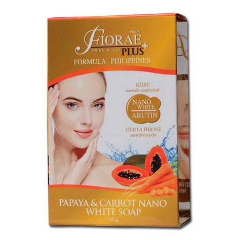 Fiorae Plus Papaya And Carrot Nano White Soap