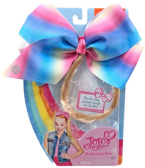 Nickelodeon Jojo Siwa Bodacious Hair Bow Exclusive Dress Up Toy Rainbow Just Play Toywiz