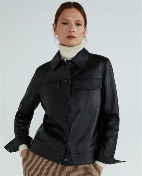 Women S Leather Jacket With Pockets · Women S Fashion · El Corte Inglés