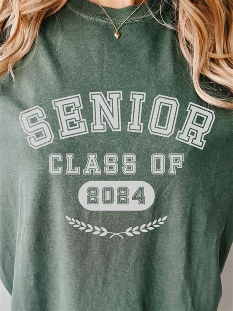 Class of 2024 T-shirt, Senior Comfort Color Shirt, Senior 2024 Shirt ...