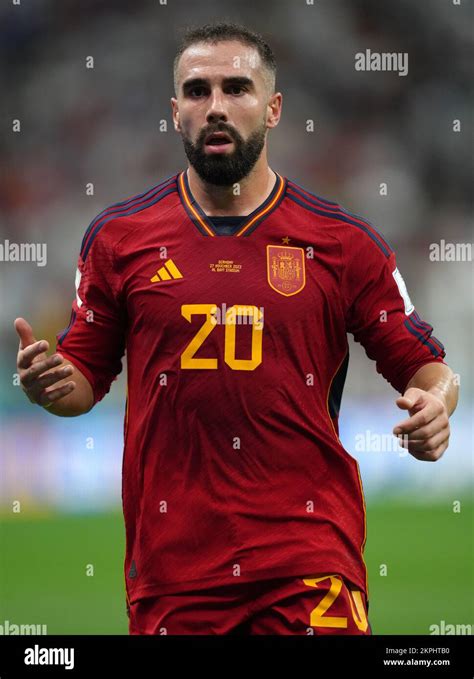 Spain's Dani Carvajal during the FIFA World Cup Group E match at the Al ...