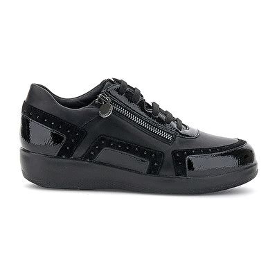 Paseo Iv Nappa Lth Velour Laces Shoes Stonefly