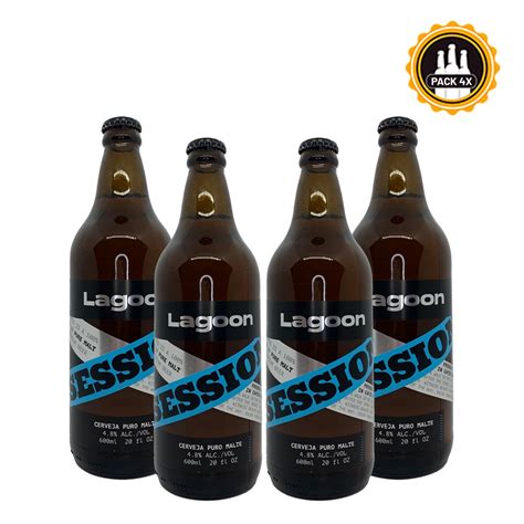 Pack 4 Unid Cerveja Lagoon Session IPA 600ml Shopee Brasil