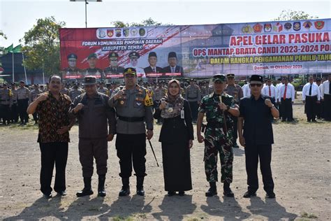 Apel Gelar Pasukan Operasi Mantap Brata Candi Siap Amankan