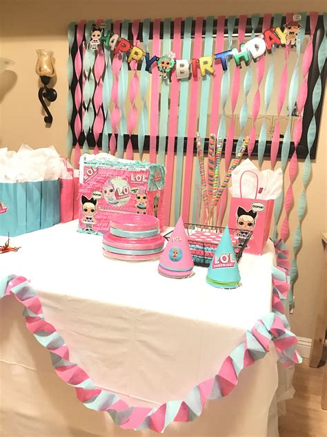 Pin By Miriam Toledo On Lol Doll Surprise Party Ideas 7th Birthday Party Ideas Anna Birthday