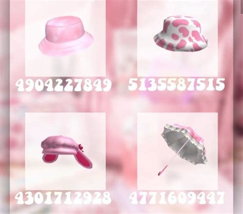 Pin By Olivia Brentano On Roblox Pink Accessories Pink Accessories Outfit Roblox Codes