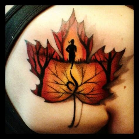 Autumn Maple Leaf Tattoo