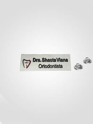 Broche Personalizado Nome Profissao E Logotipo Em Placa Compre