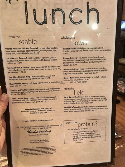 Farmers Daughter Restaurant Ma Out Of This World Blogs Ajax