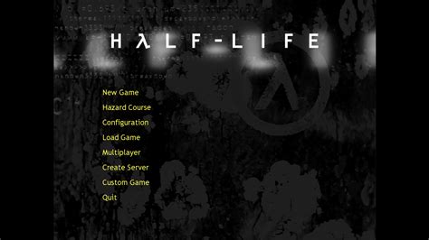 I Kinda Remade The Old WON Menu On The Steam Version Of Half Life