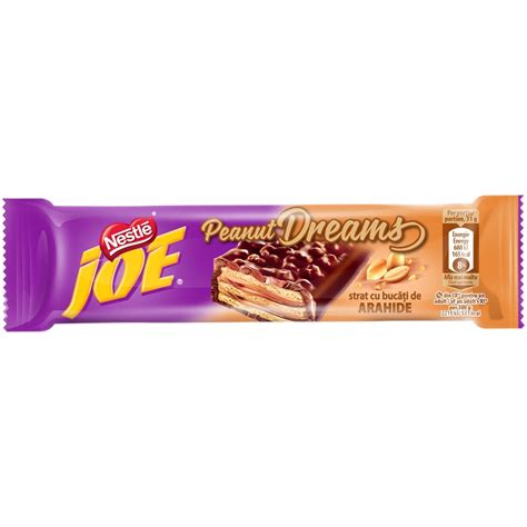 Joe Dreams Napolitane Cu Crema De Arahide In Invelis De Ciocolata