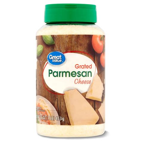 Great Value Grated Parmesan Cheese Oz Bottle Walmart