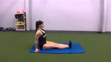 Bilateral Seated Hamstring Stretch Youtube