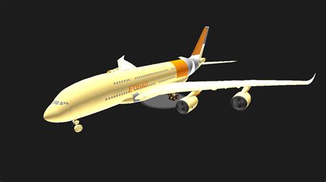 SimplePlanes Airbus A380 Etitahd