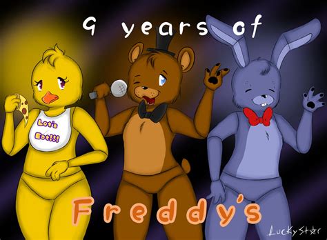 Fnaf 9th Anniversary By Chihuahuaenjoyer69 On Deviantart