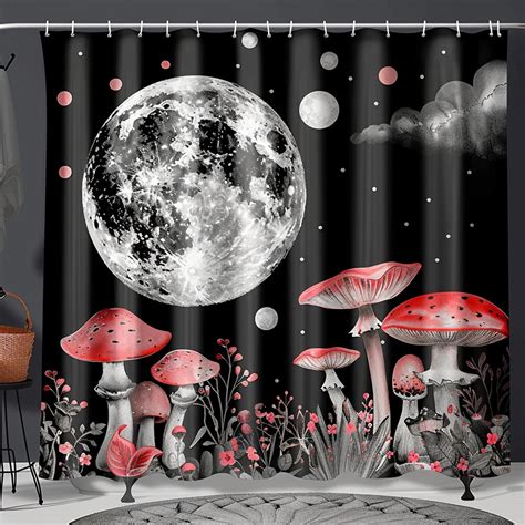 Transform Your Bathroom Into A Dark Academia Fantasy With Our Magical Watercolor Gothic Moon And