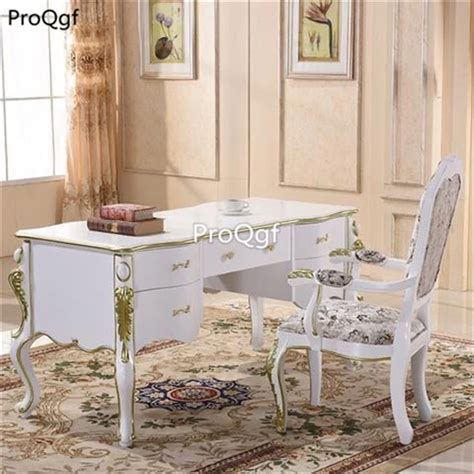 Prodgf 1Pcs A Set Romantic European Series Office Table Desk Office