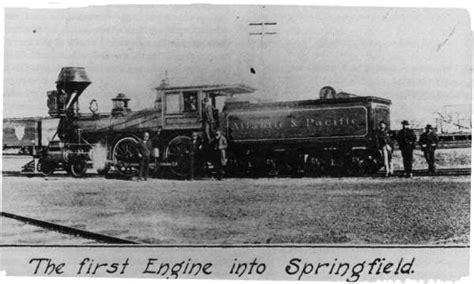 The First Train Arrives In Springfield May 3 1870 • Missouri Life